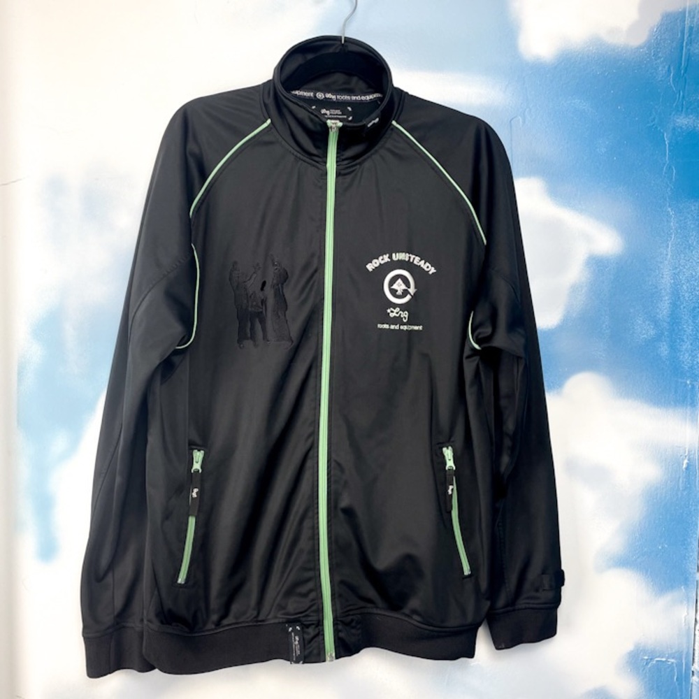 LRG vintage “Rock Unsteady” Roots & Equipment track jacket